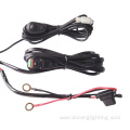 12-24V Long distance 100M remote control blitz flash car LED light wire harness for 1 light